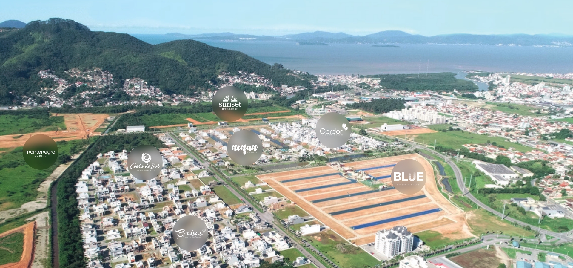 Vista aérea do bairro